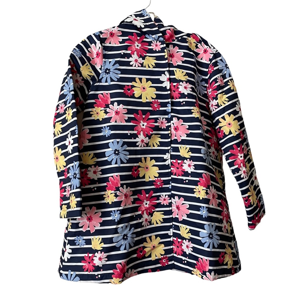 Kids Gymboree Printed Floral Raincoat Size 10-12
